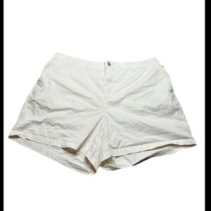 Old Navy High-Waisted OGC Pull-On Chino Shorts Women's Sz 3X NWT Bone